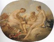 Francois Boucher Cupid and the Graces oil painting
